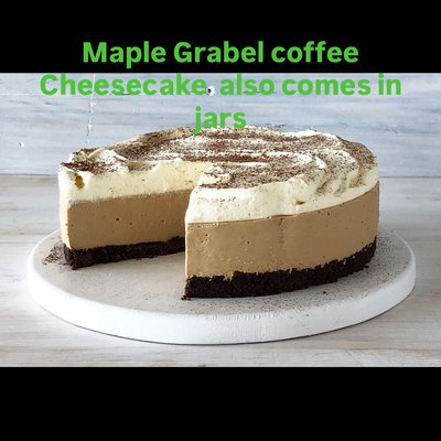 Maple Grabel Coffee Cheesecake 8"