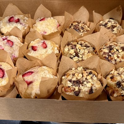  Dozen Chocolate Chip Banana Muffins Walnuts