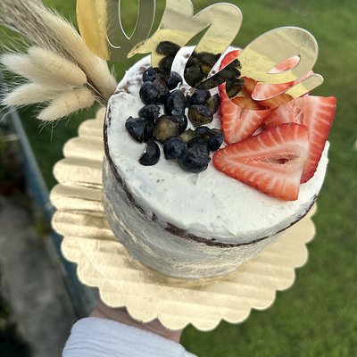 Healthy Smash Cake 4”