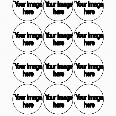 2” Round Edible Images 