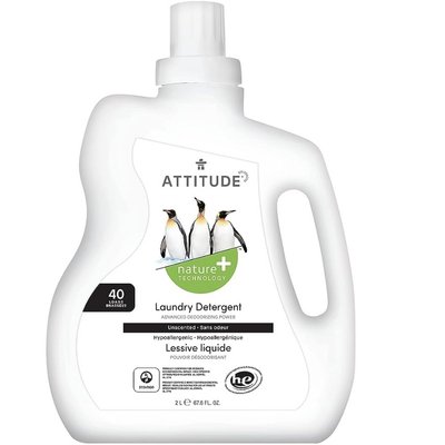 Attitude Vegan & Plant Based fragrance free detergent