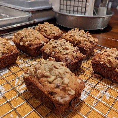 Mini Banana Bread Loaf 