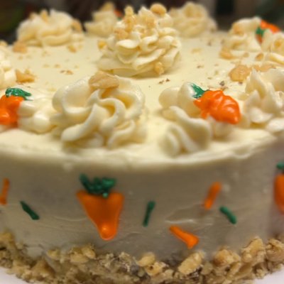 2-Layer Carrot Cake With Cream Cheese Frosting