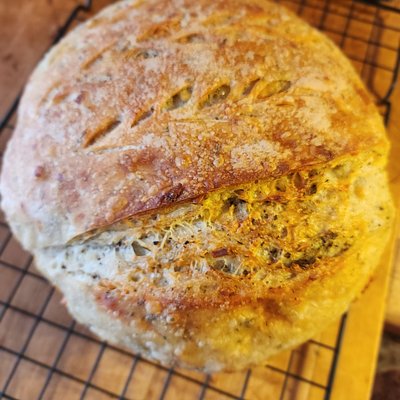 Italian Herb And Cheese Sourdough