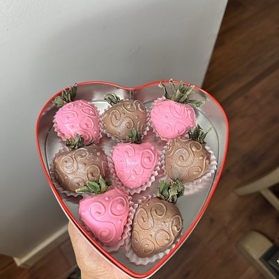  Mini Heart Box Berries 