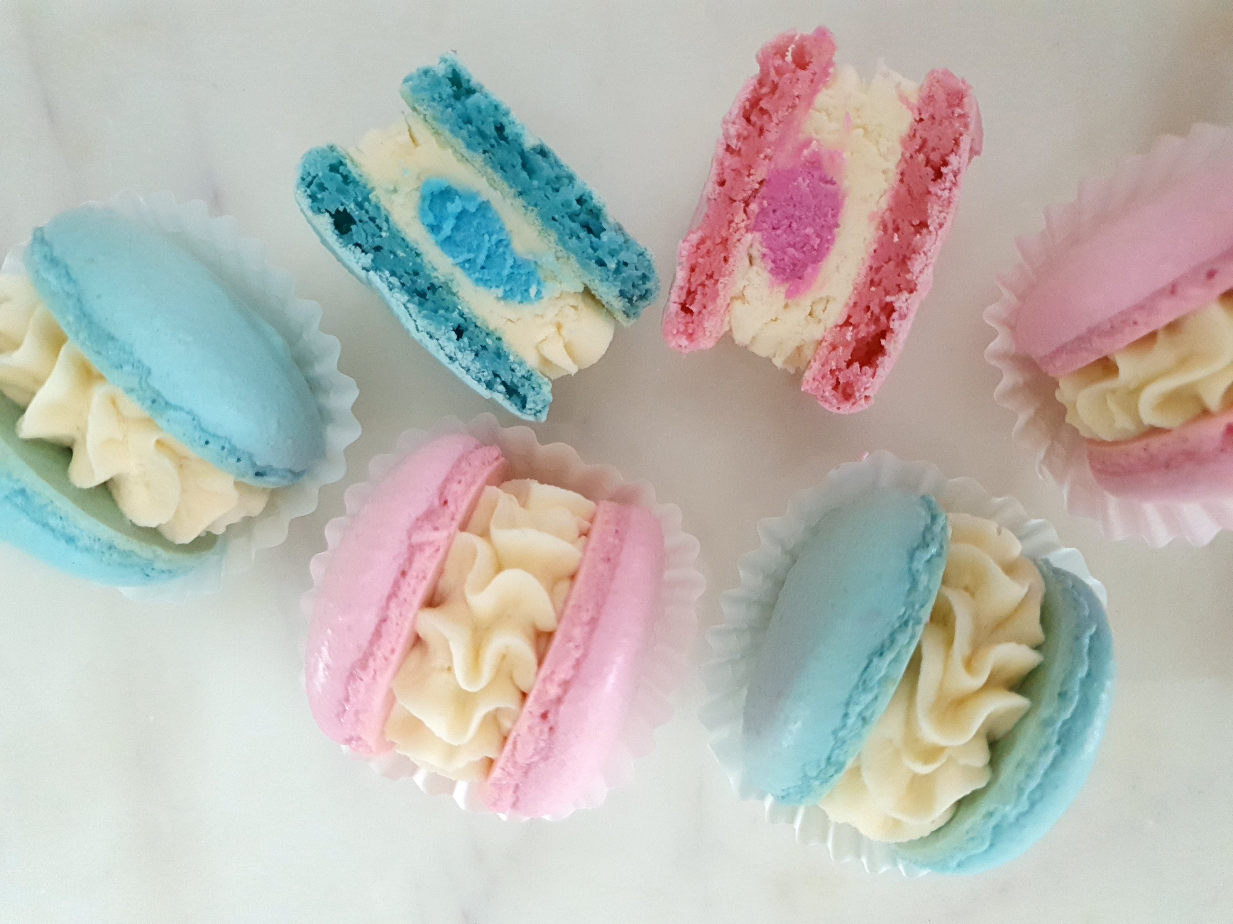 Gender Reveal Macarons 