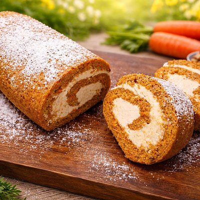 Carrot Cake Roll