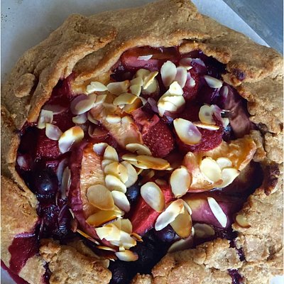 Berry Almond Galettes