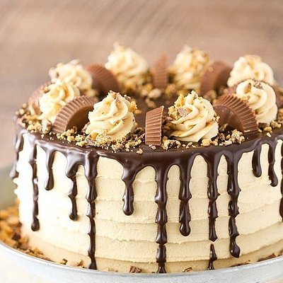 Chocolate And Peanut Butter Layer Cake