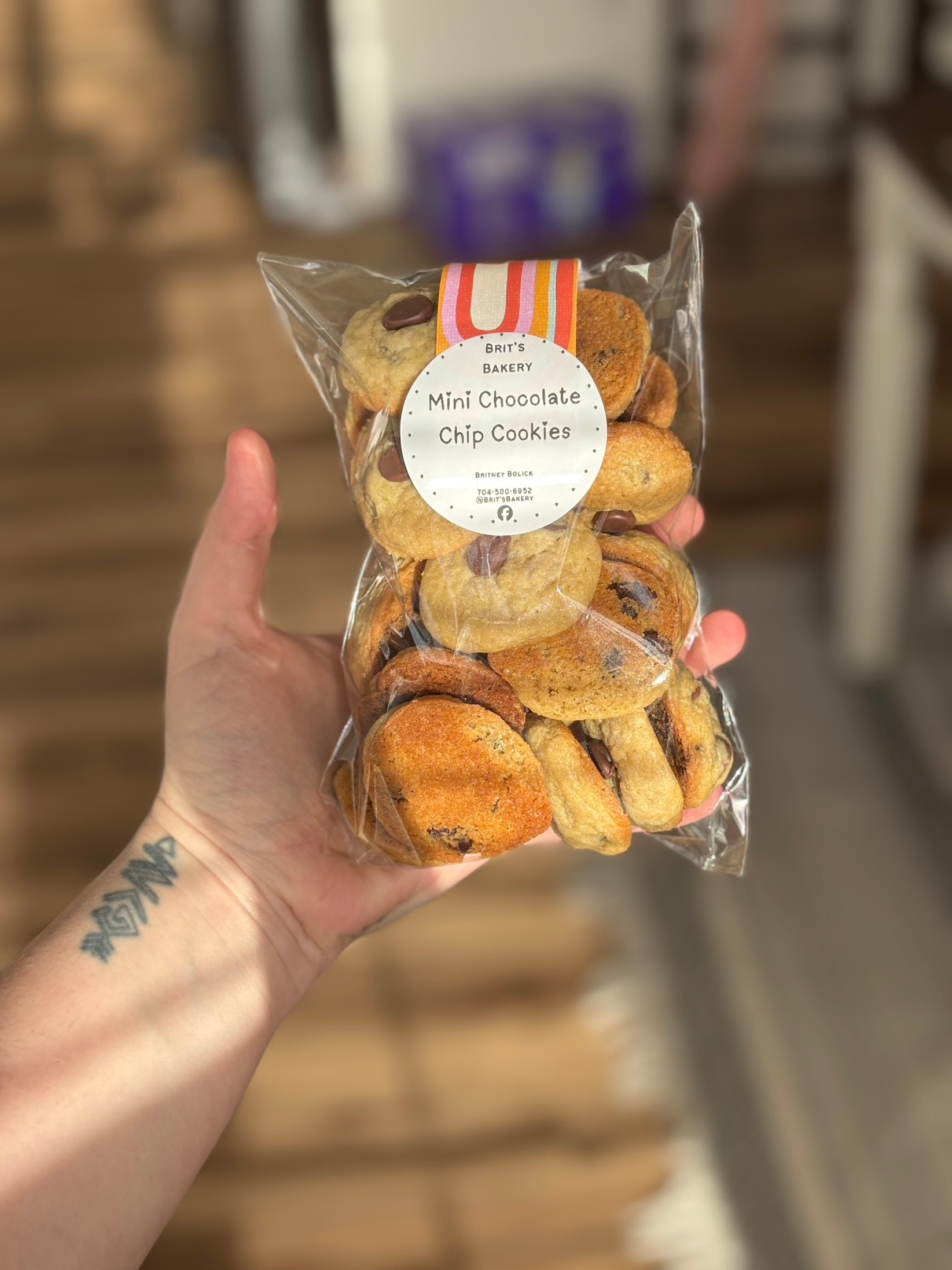 Mini Chocolate Chip Cookies 