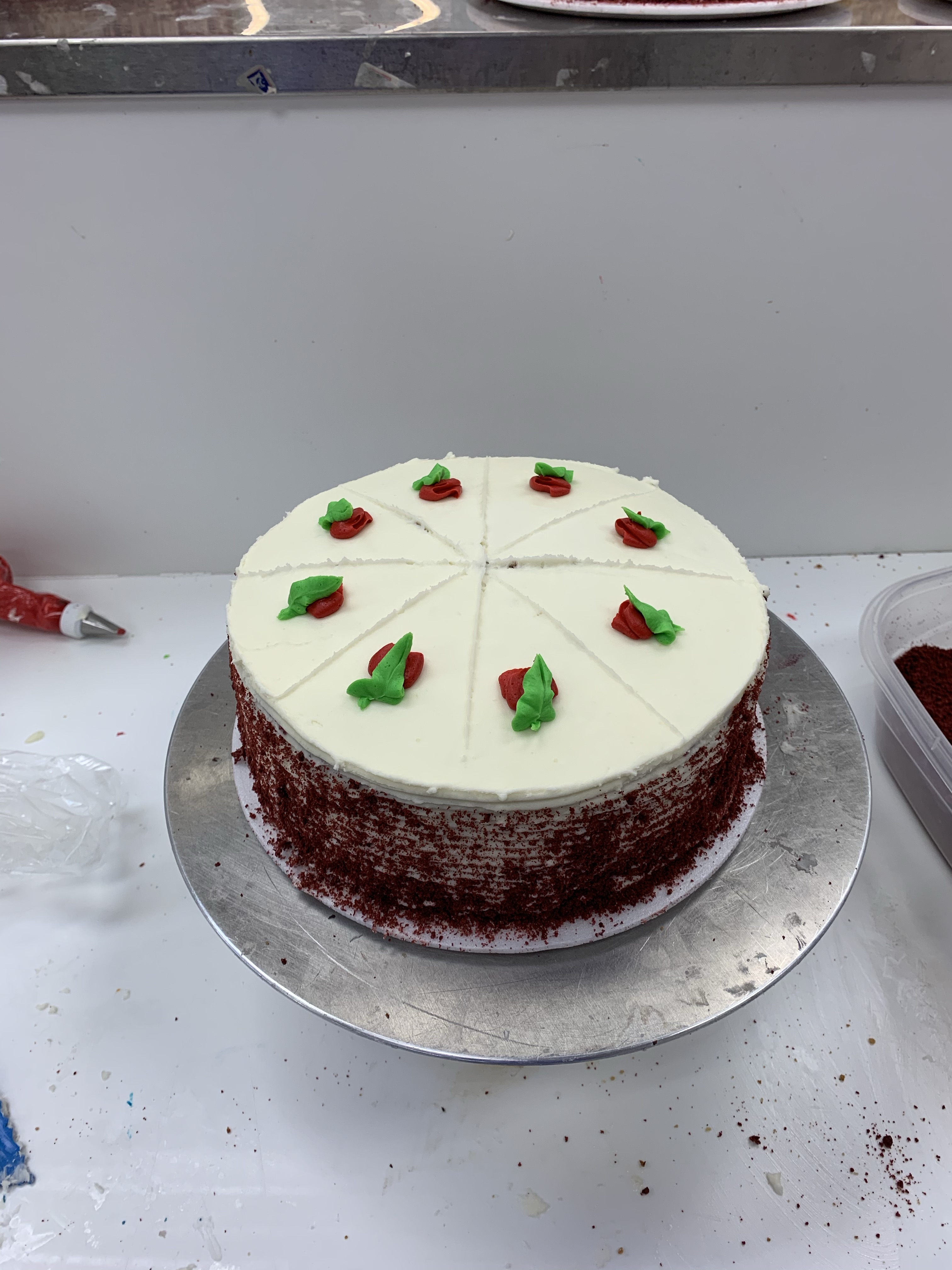 Layered Red Velvet Cake