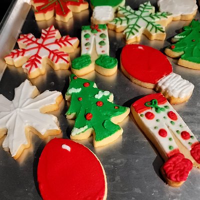 Keto Decorated Sugar Cookies Half Dozen 
