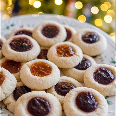 Assorted Thumbprint Cookies 24 Tray