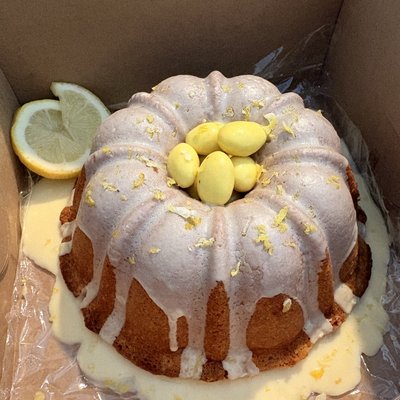 Lemon Velvet Pound Cake