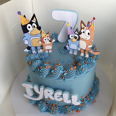 6” SHORT Customizable Round Cake 