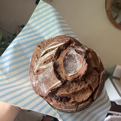 Mini Double Chocolate Sourdough Loaf