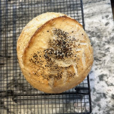Everything But The Bagel Sourdough Boule