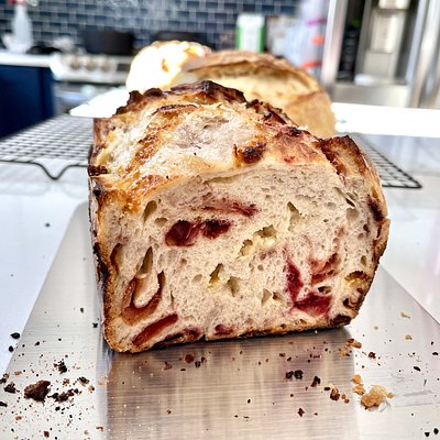 Strawberry White Chocolate Loaf