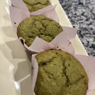 Matcha Coconut Sourdough Muffins 4ct