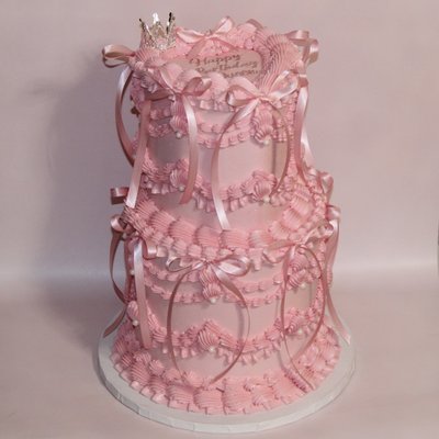 Regular Tiered Cake: 6 in. + 8 in. (Heart and Round Shaped)