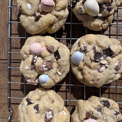 NY Brown Butter Cadbury Egg Cookies 